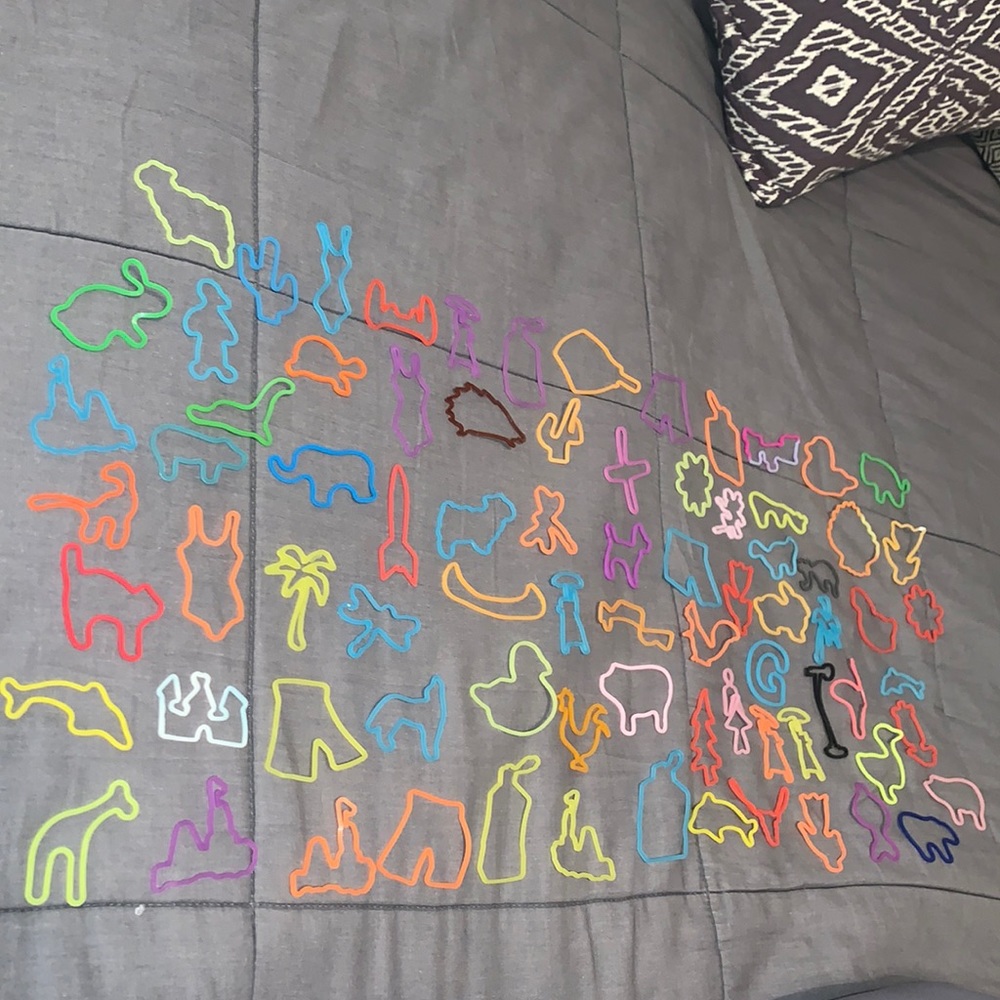 80+ silly bands RARE